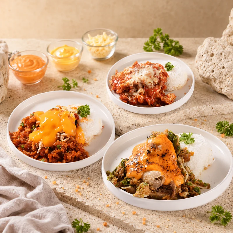 Ayam Geprek Mozzarella Melt